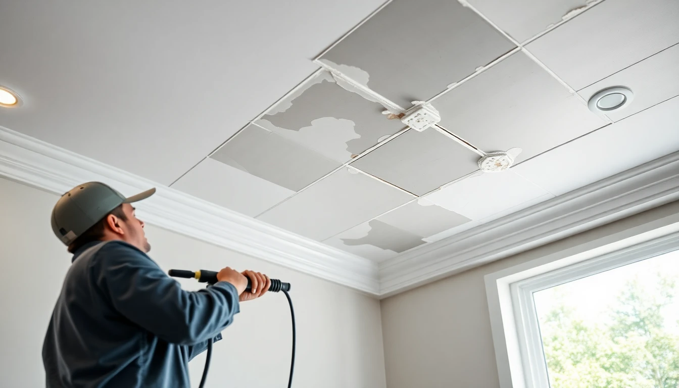 Ceiling & Wall Water Damage Cleanup